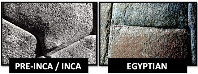 Comparison between Inca and Egyptian stone design