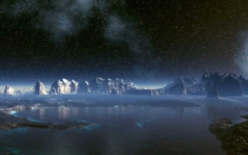 The Secrets of the solar system could be hidden in Antarctica. (Source) 