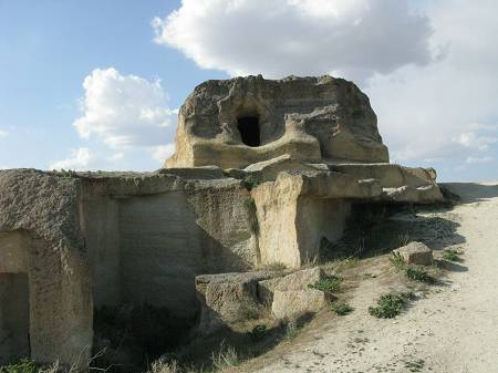 Cavusin village in the Cappadocia region of Turkey
