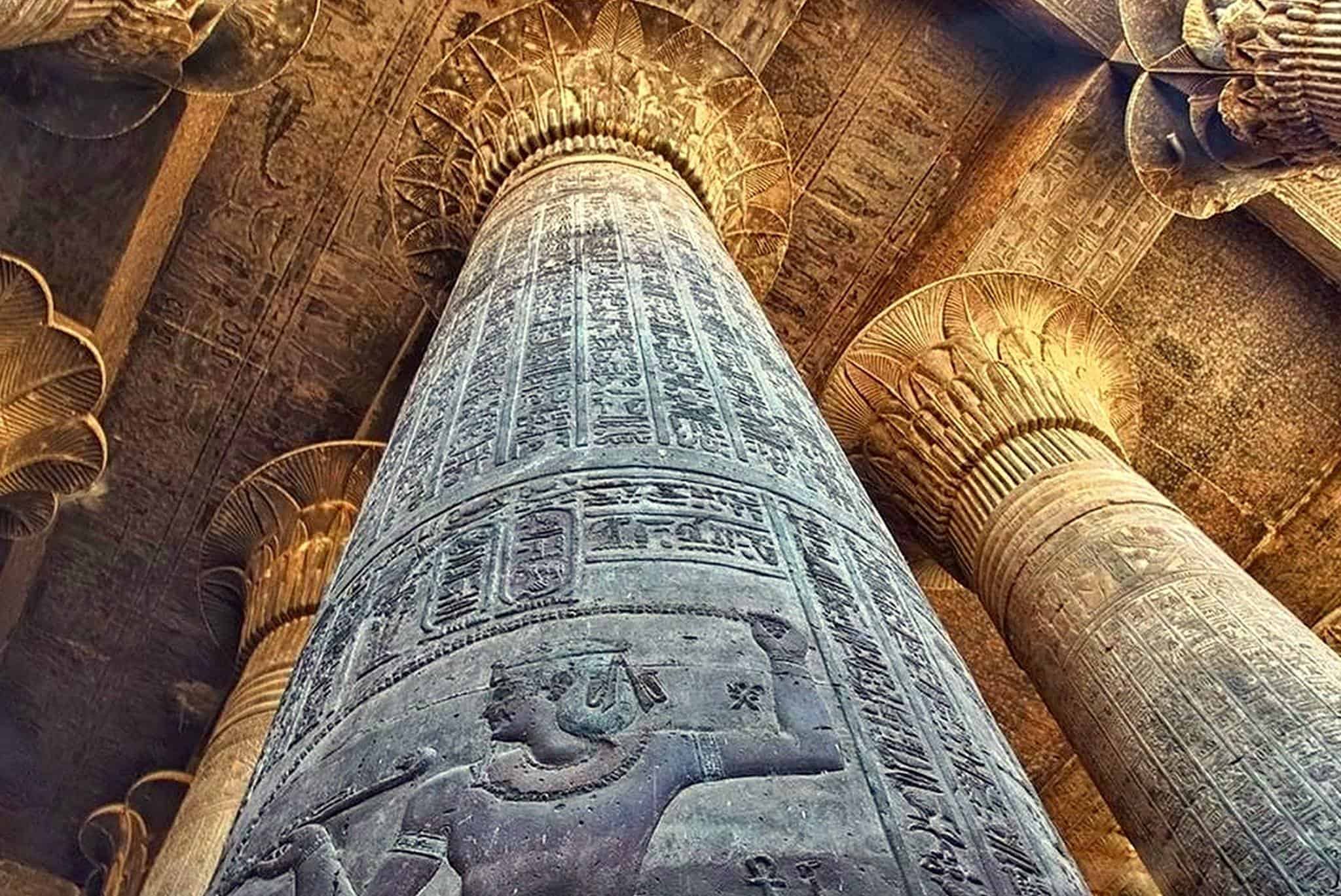 An image of The Temple of Horus at Edfu. Just imagine what the underground labyrinth may have looked like once... 