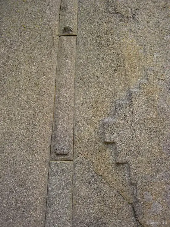 A closeup of the massive blocks of stone at Ollantaytambo. Image credit: Pinterest