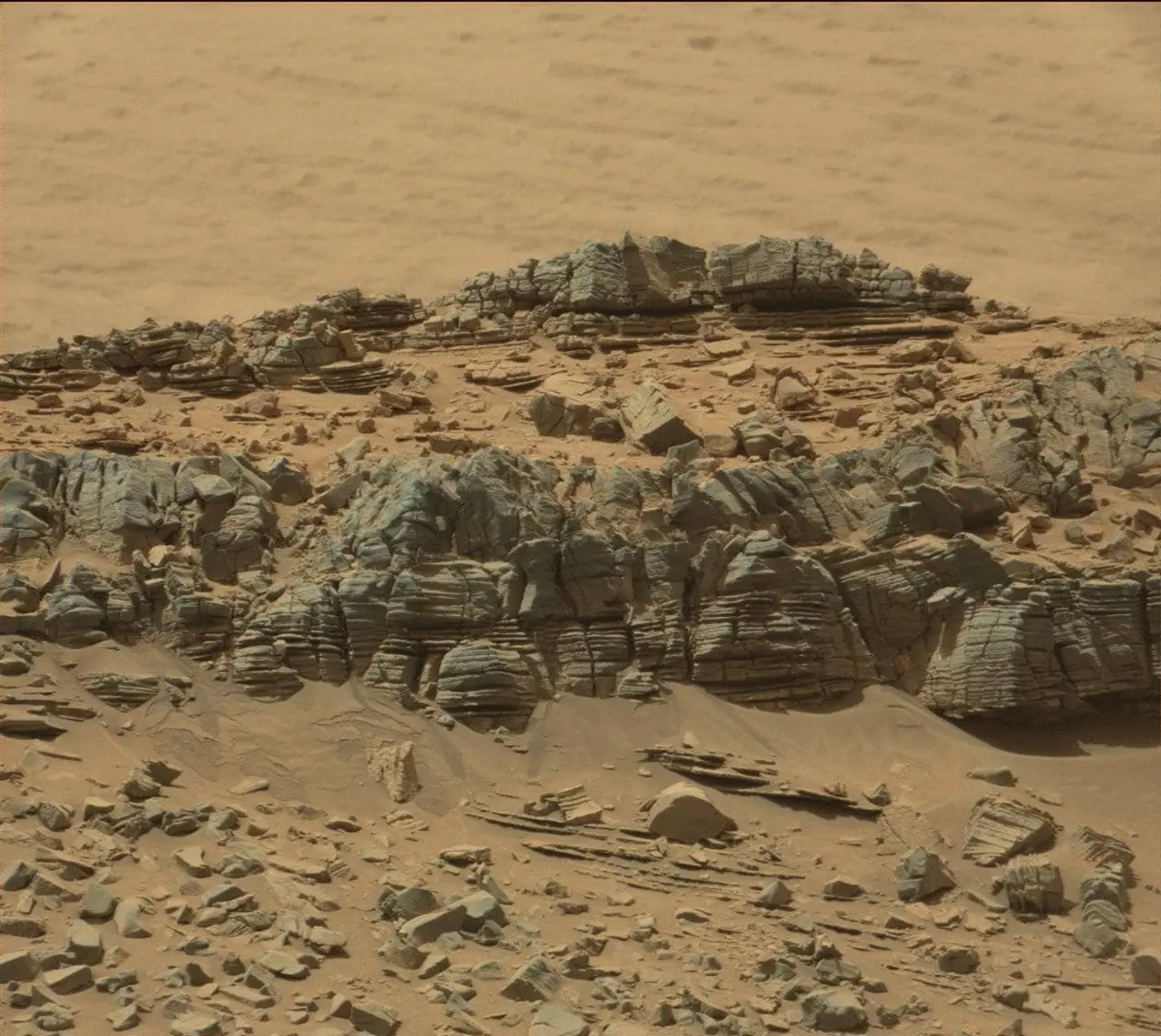 Did Curiosity snap an image of a mysterious "creature" on Mars?