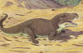 Mass extinction saw an invasion of giant-headed Komodo Dragon-like Triassic predators