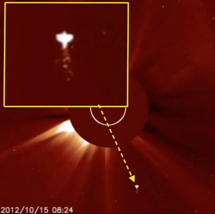 NASA captures mysterious UFO's approaching the Sun