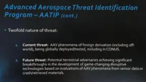 Pentagon's UFO Program Briefs Government On 'Off-World' Vehicles