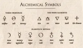 Alchemy, Isaac Newton, and the secret code of the number three