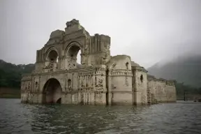 400-year-old ancient secret revealed after heavy droughts drain a Mexican Lake