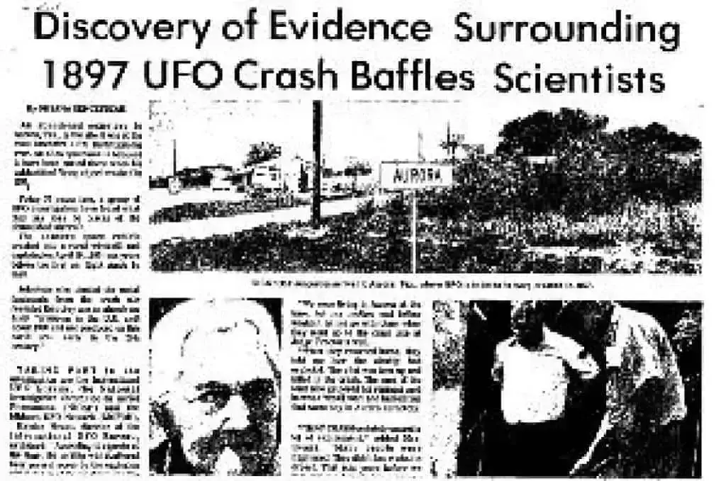 The Aurora Incident: 50 years before Roswell, a massive UFO crashed near Dallas