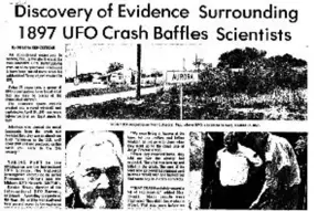 The Aurora Incident: 50 years before Roswell, a massive UFO crashed near Dallas
