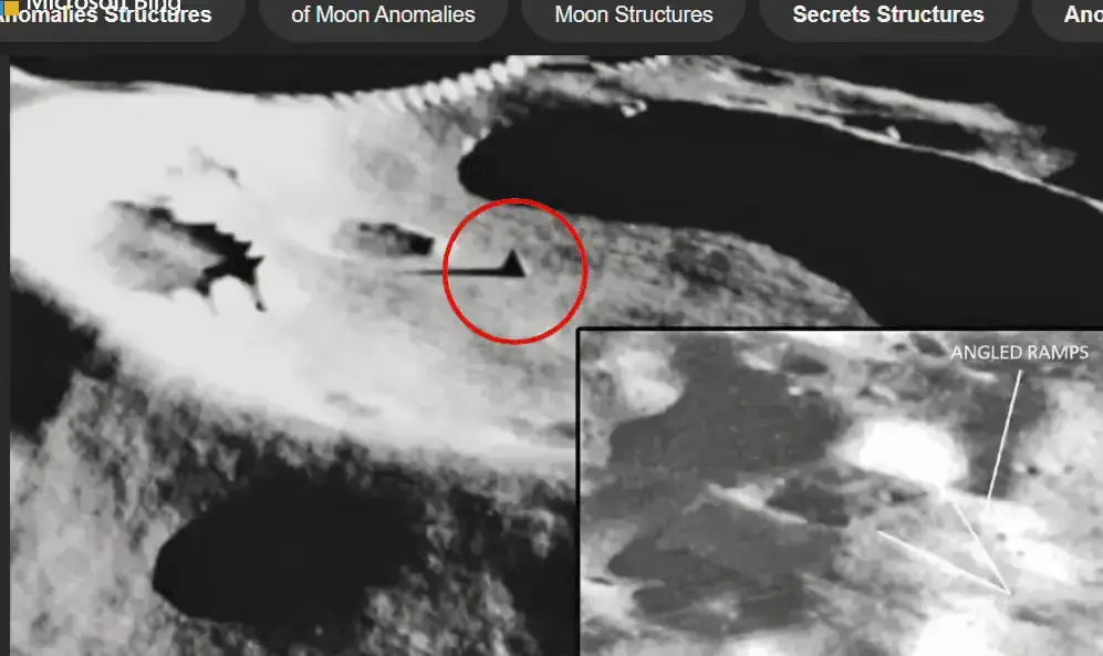 A Pyramid on the Moon: Rare Image of 'artificial structure' on the far side of the Moon
