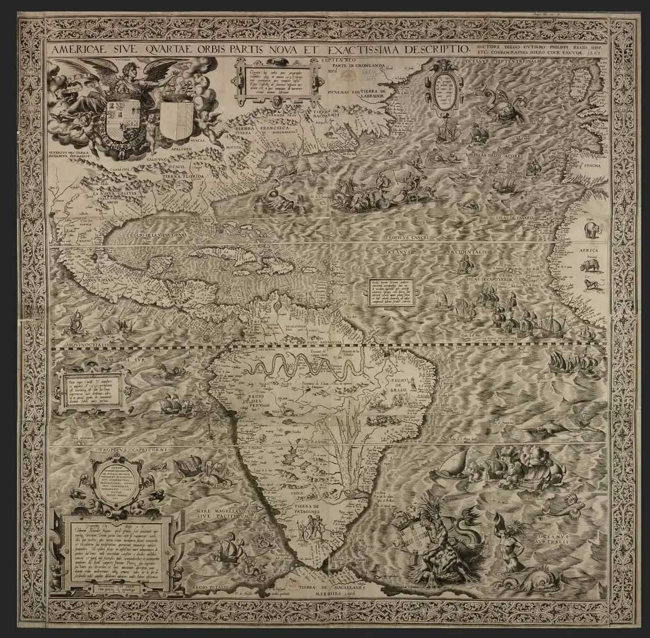 America: land of mermaids, giants, and dragons?