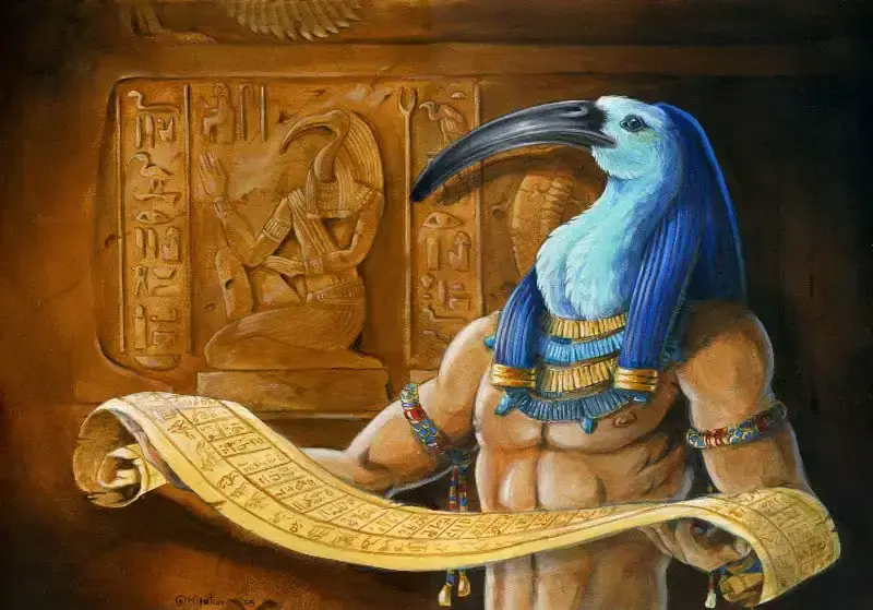 The Book of Thoth: A sacred ancient Egyptian book that offers unlimited knowledge