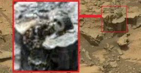 Has NASA accidentally found an Ancient Sumerian Statue on the Surface of Mars?