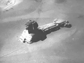 The Entrance to the Sphinx: Rare image shows possible entrance into the Great Sphinx of Giza