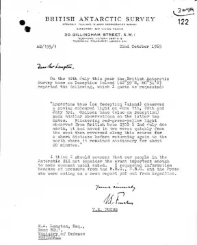 UFO's in Antarctica: Declassified British UFO Files Reveal Stunning Details of UFO Encounter
