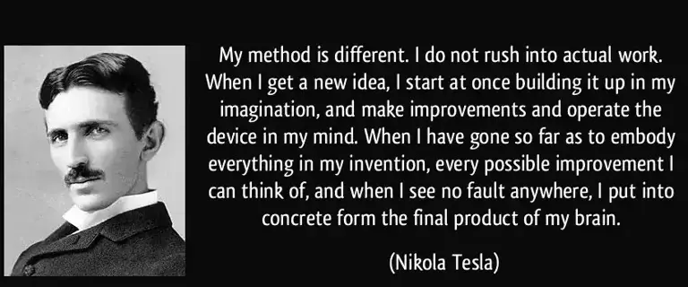 Nikola Tesla Quote.