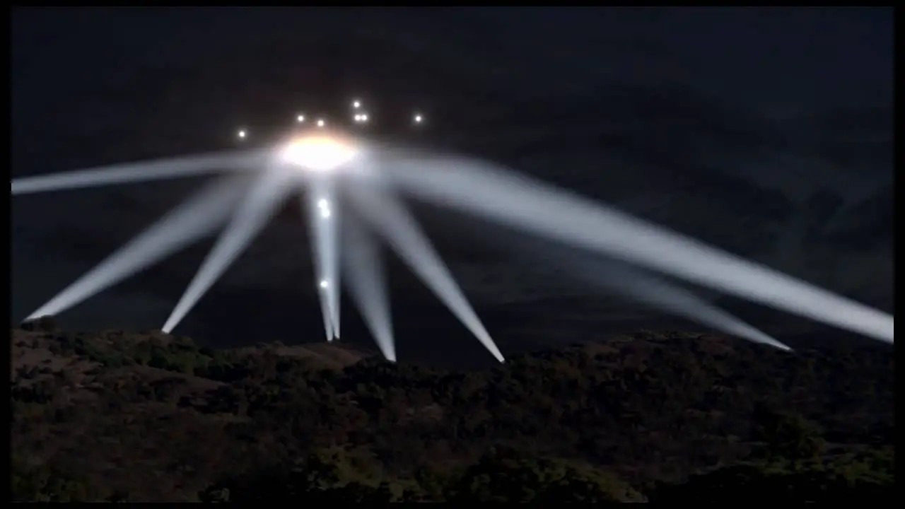Is this the original video of the 1942 'Battle of Los Angeles UFO Sighting'?
