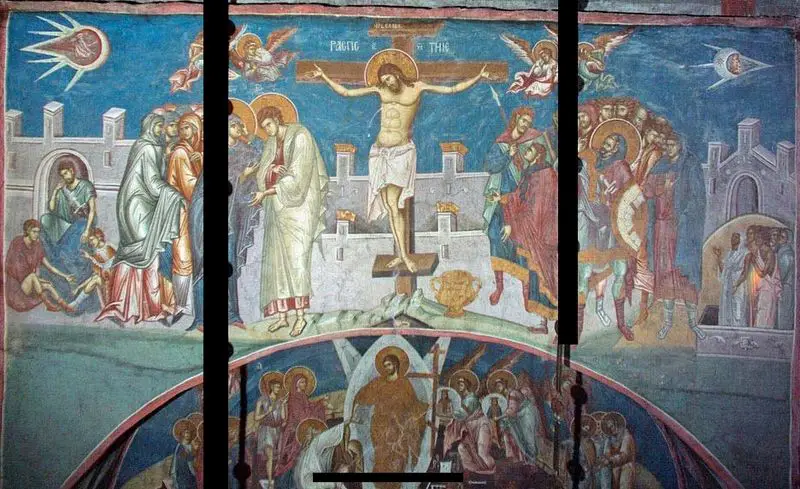 800px Crucifixion of Christ Visoki Dečani Monastery