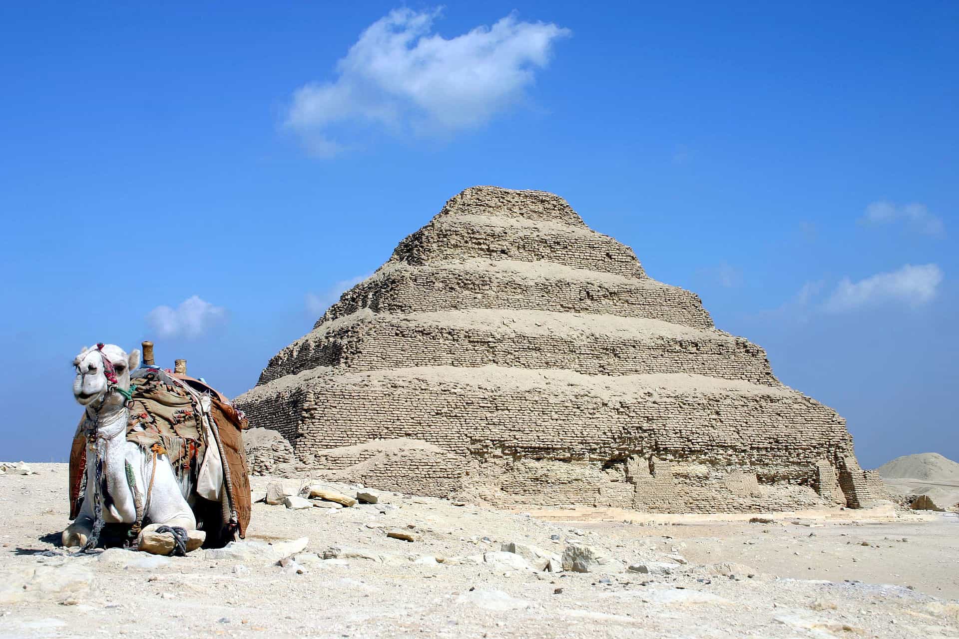 Saqqara pyramid of Djoser in Egypt