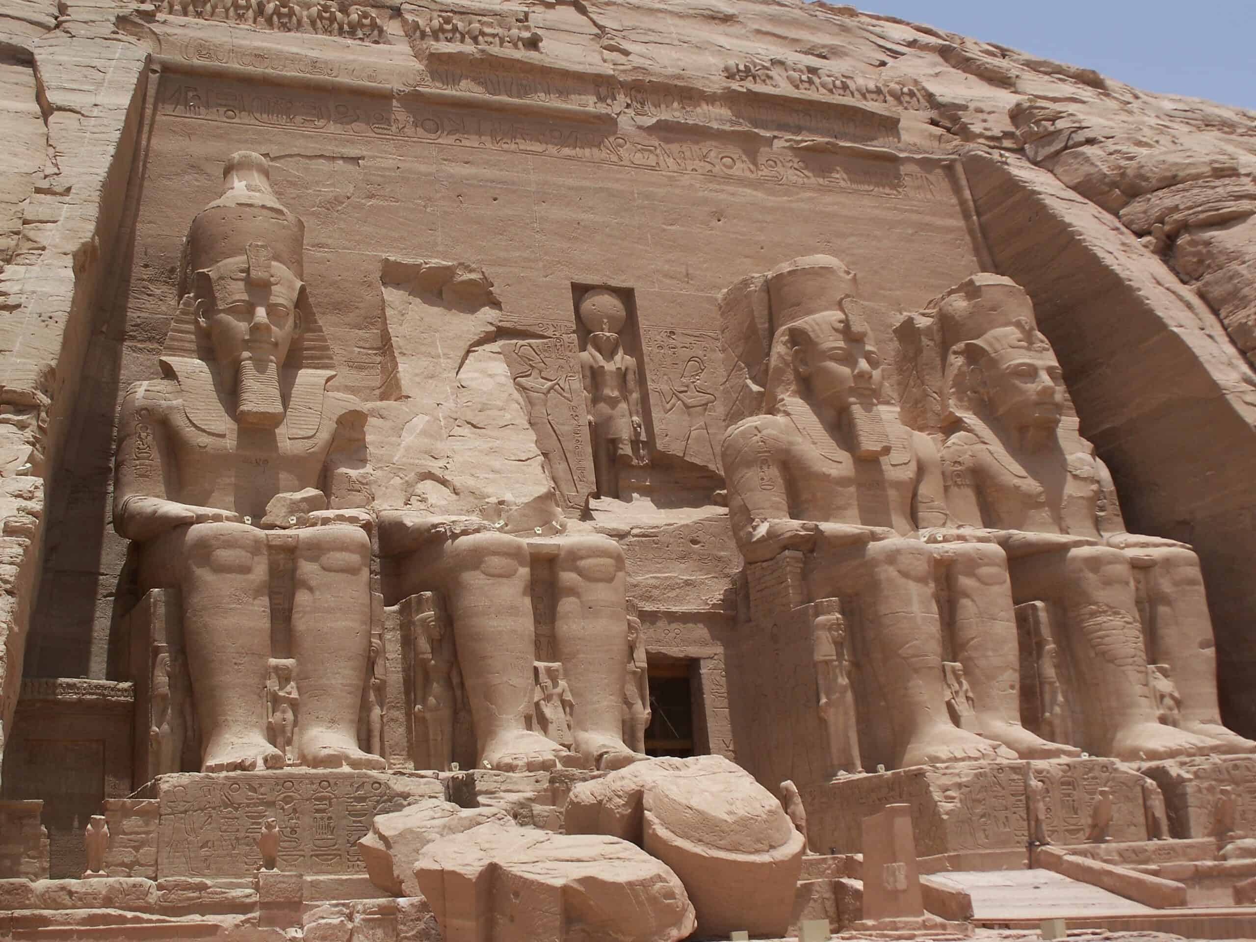 Abu Simbel Temple of Ramesses II. Image Credit: wikipedia