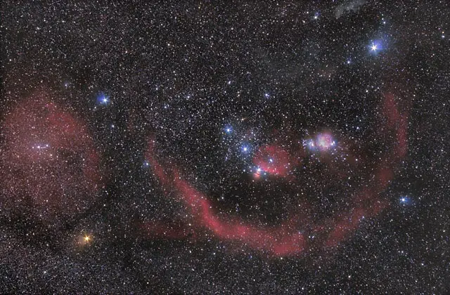 Orion--D-NoFilt----x--Ha-x-x - 25 Facts about the constellation of Orion