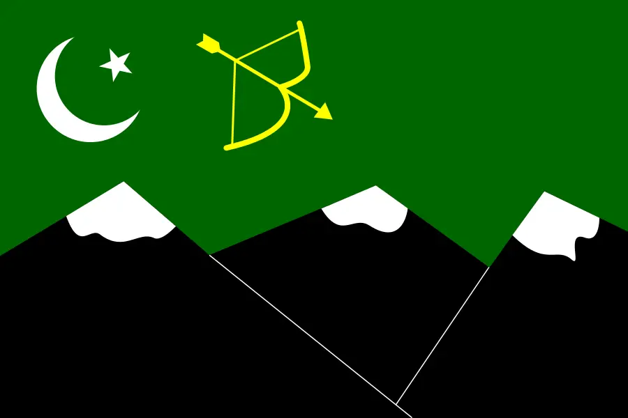 Flag of Hunza. Image Credit Wikipedia