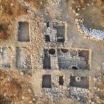 aerial shot fortifications found tel burna archaeologists believe this could be site libnah