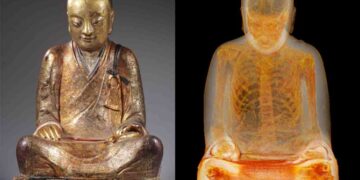 dnews files 2015 02 mummy found inside buddha statue 150223 jpg