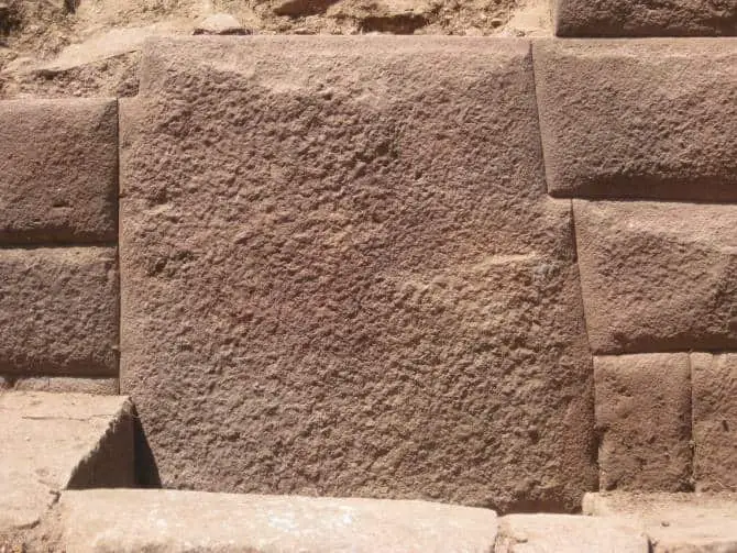 Inca stone at Inkawasi. Image Credit: Peru Ministry of Culture