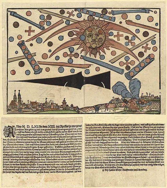 640px Himmelserscheinung über Nürnberg vom 14. April 1561