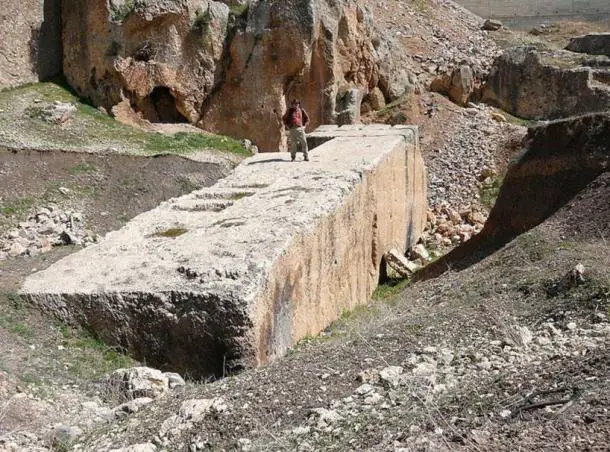 The-Stone-of-the-Pregnant-Woman-at-Baalbek - Megaliths of Baalbek: A Colossal Mystery of stones weighing over 1600 tons