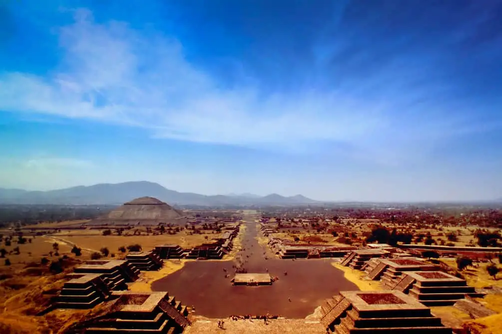 View of Teotihuacan