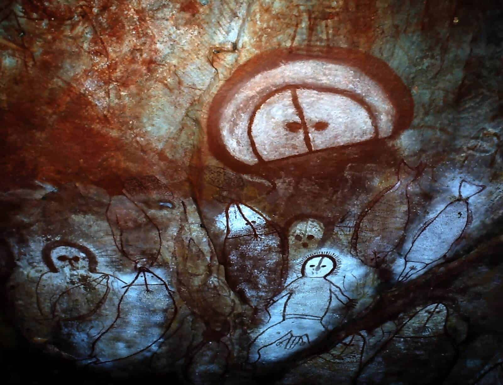 WANDJINAS - The Wandjina cave paintings: Depictions of sky-beings?