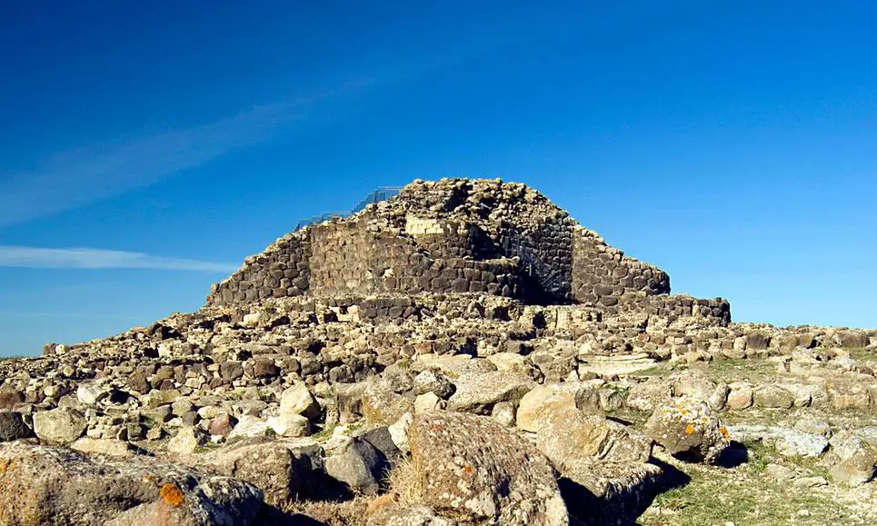  The bronze age Su Nuraxi archaeological site, on Sardinia, uncovered in 1950. Photograph: Alamy 