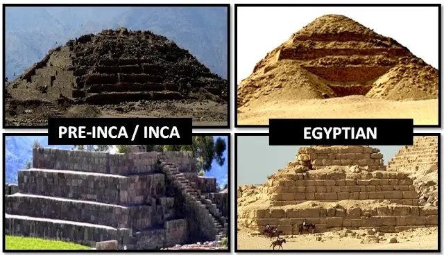 -inca-egyptian-pyramids - A Mother Civilization predates all ancient civilizations on Earth