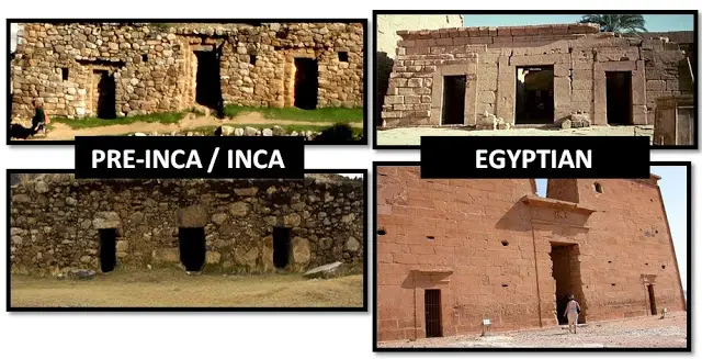 Egyptian-Inca-triptych-temples - A Mother Civilization predates all ancient civilizations on Earth