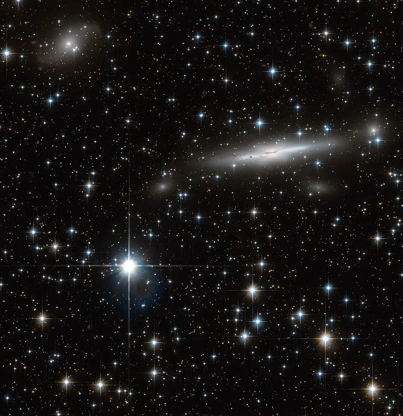 Hubble Telescope image of the region of the sky where the Great Attractor is located. Image Credit: Wikimedia Commons