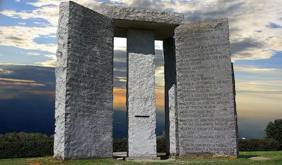 Georgia-Guidestones - 13 Mysterious Ancient Monuments And Runis That Baffle Experts