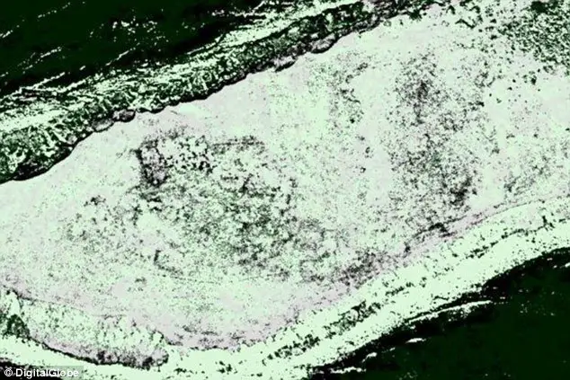 With the help of infrared images of the newly discovered site, researchers were able to identify the outlines of what they believe were longhouses ressembling those used by the ancient Vikings