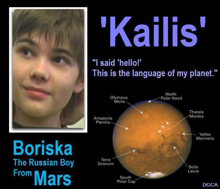 mars- - Russia’s Indigo Child: A reincarnated soul from Mars with fascinating knowledge baffles scientists