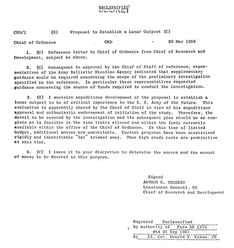 Project-Horizon- - Declassified documents reveal Project Horizon: The Lunar Outpost of the US Army