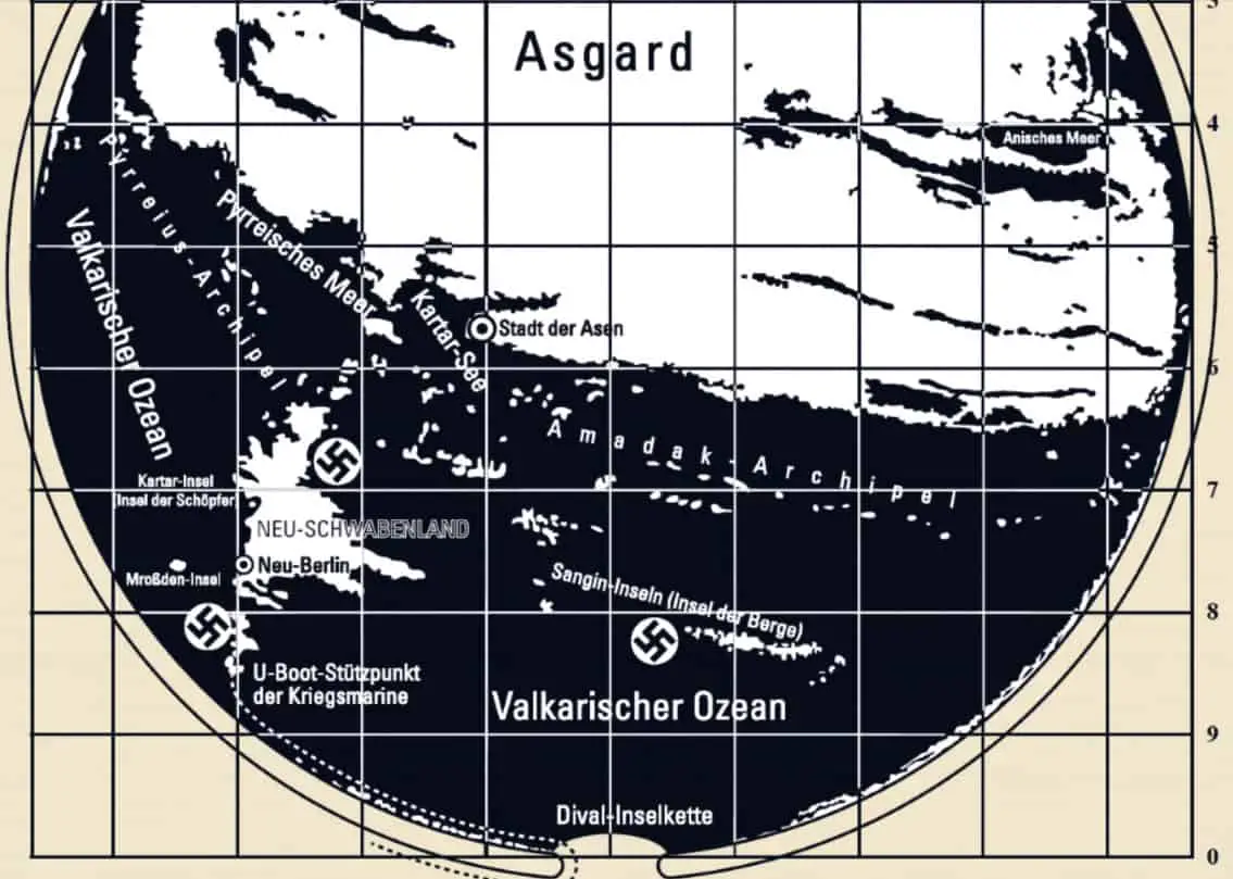 Asgard-inner-earth-map- - Secret Maps of the Third Reich: Did the Nazi’s find the entrance to the Inner Earth?
