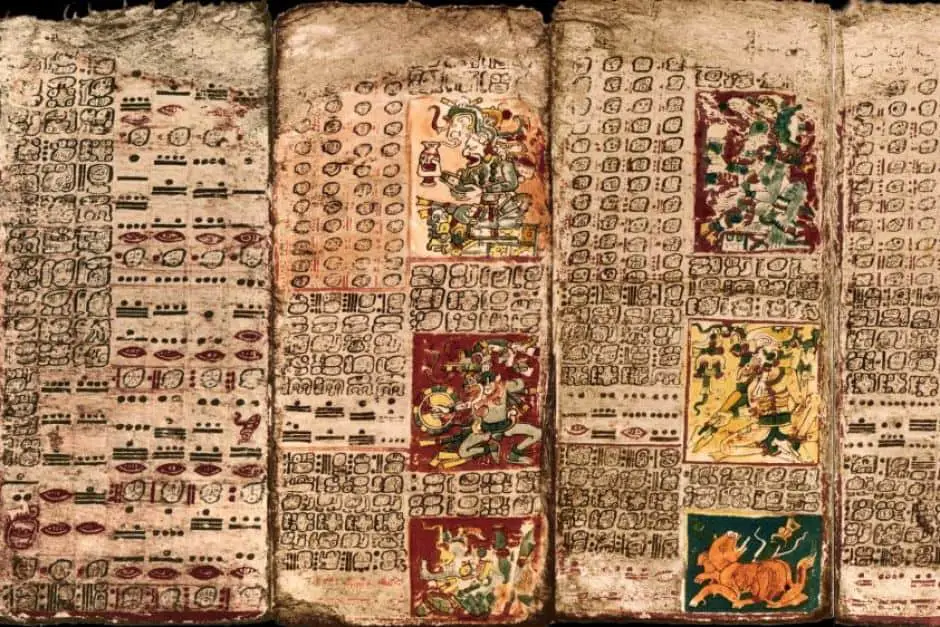 The Preface of the Venus Table of the Dresden Codex. Image Credit: UC Santa Barbara