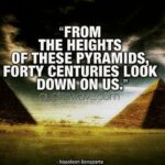 From the heights of these pyramids