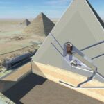 3D View Cut of Khufu Pyramid