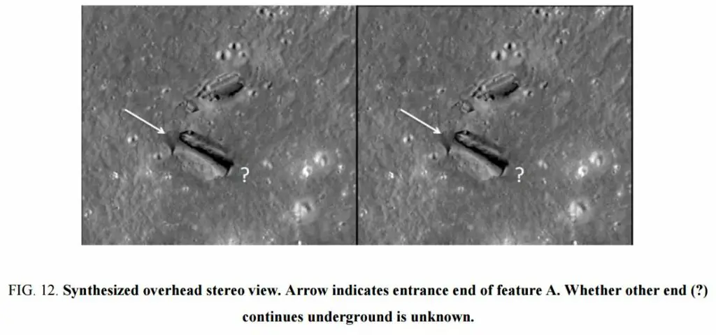structures on the moon