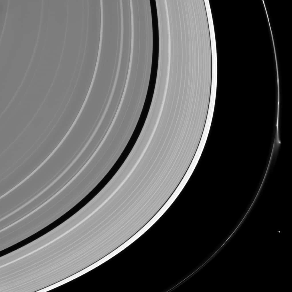 Saturns F Ring disruption