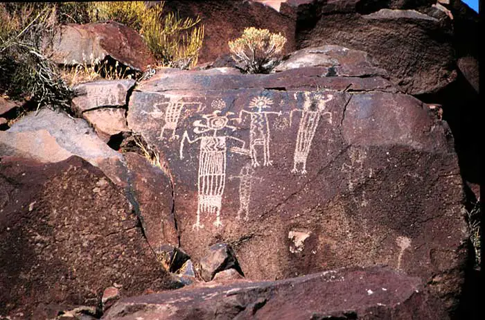 Depictions-of-Cosmic-beings - Mystery etched in stone: What do the petroglyphs of the American Southwest represent?