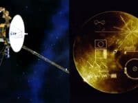 The Golden Disc aboard the Voyager Spacecraft.