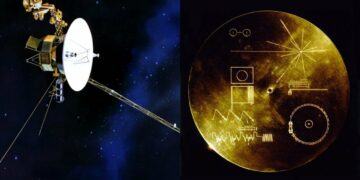 The Golden Disc aboard the Voyager Spacecraft.